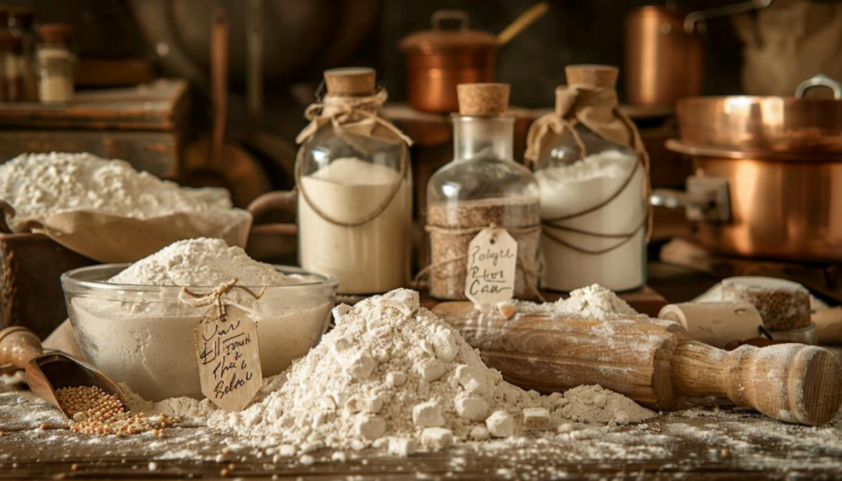 different types of flour different types of flour