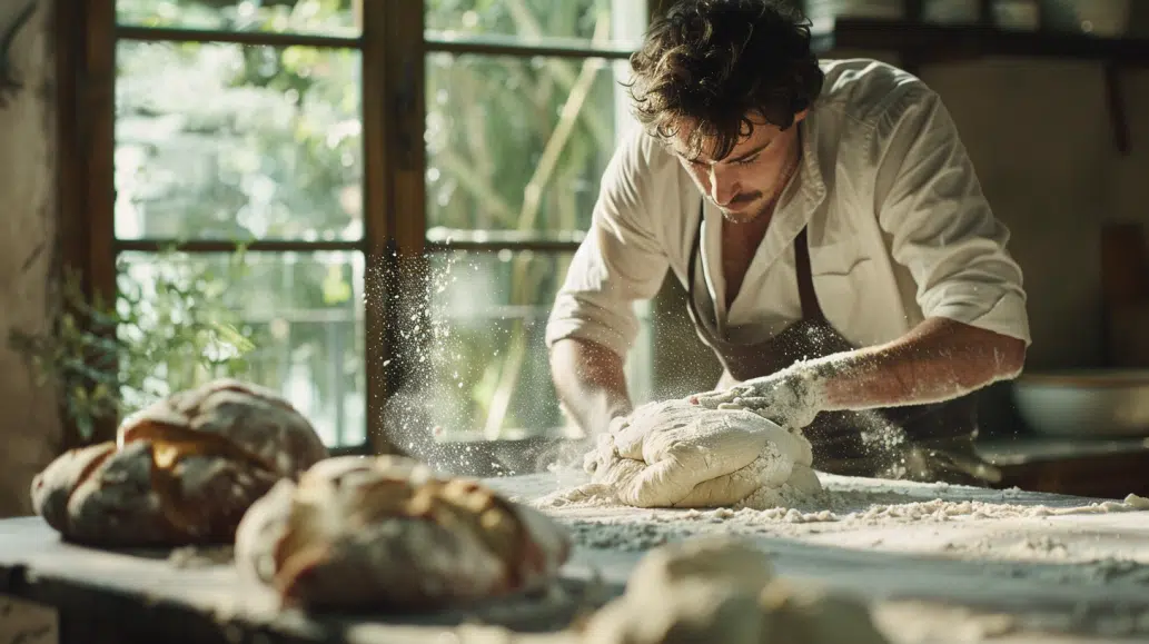 Stretching and Folding Dough Stretching and Folding Dough