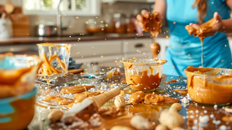 how to measure sticky ingredients