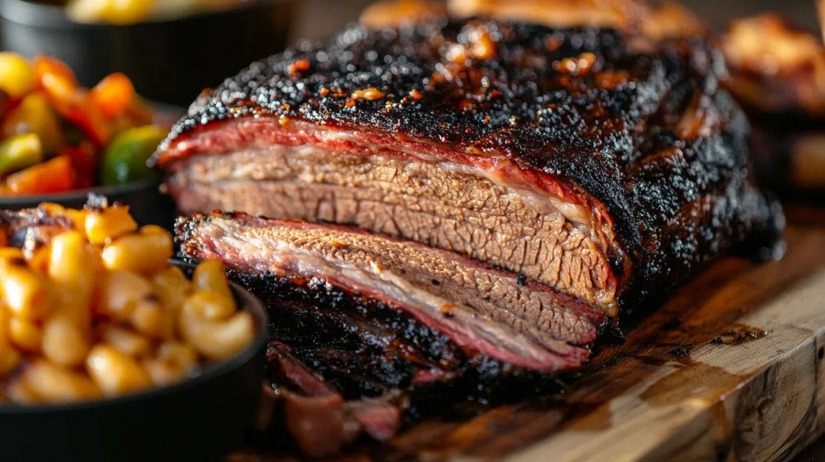 perfectly smoked brisket