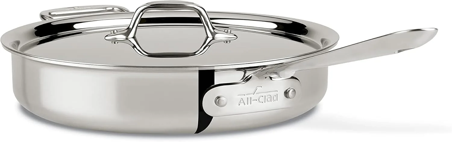All-Clad Stainless Steel Tri-Ply Bonded Sauté Pan