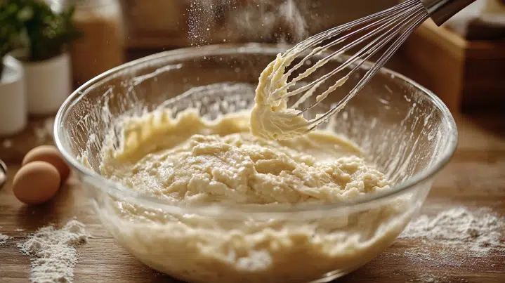 eggless waffle batter