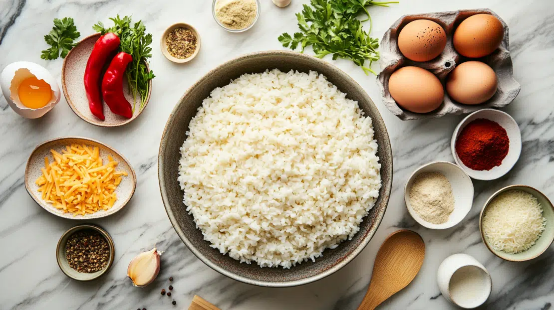 Rice patty ingredients