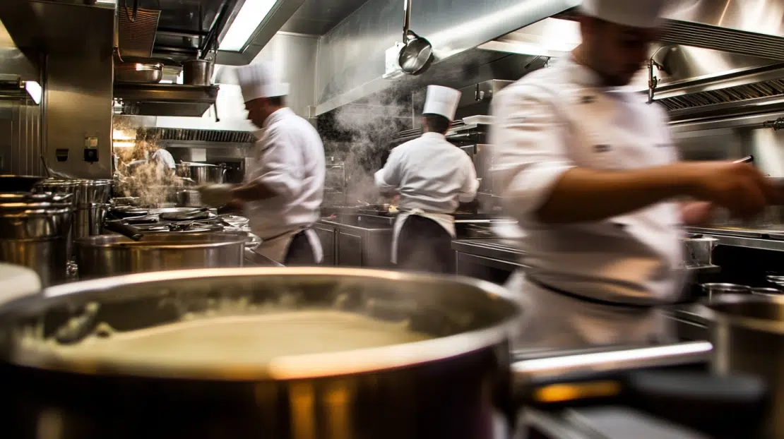 Use of bain marie in commercial kitchen