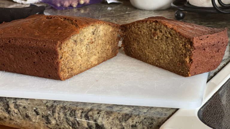 home made banana bread