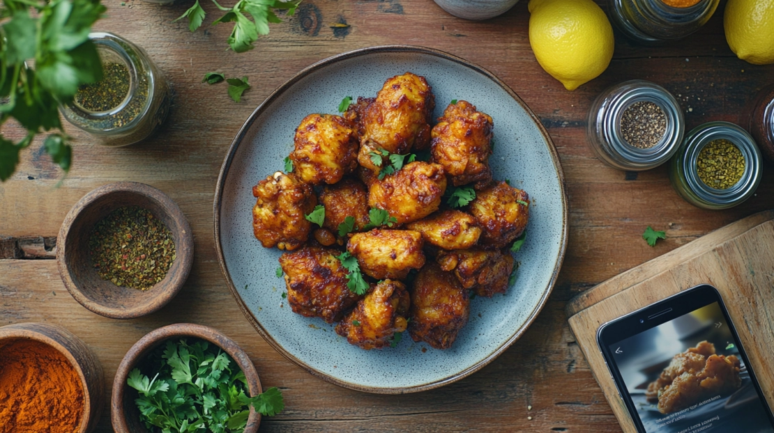 plate of chicken 65