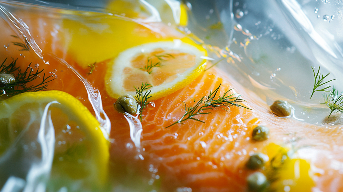 sous vide salmon