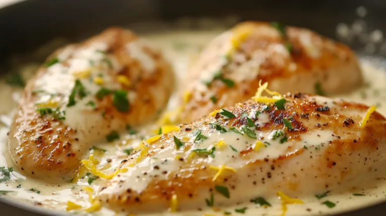 creamy garlic chicken