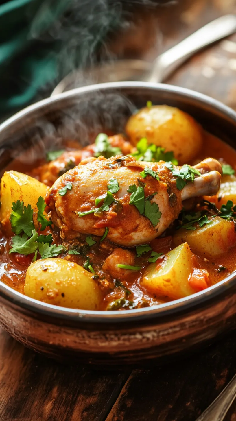 delicious bowl of indian chicken stew