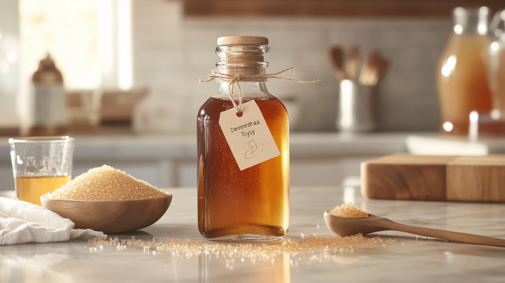 freshly made demerara simple syrup recipe