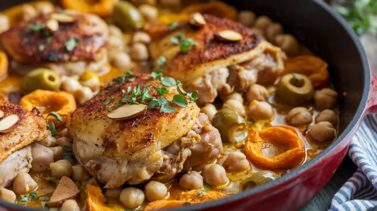 one pot moroccan chicken