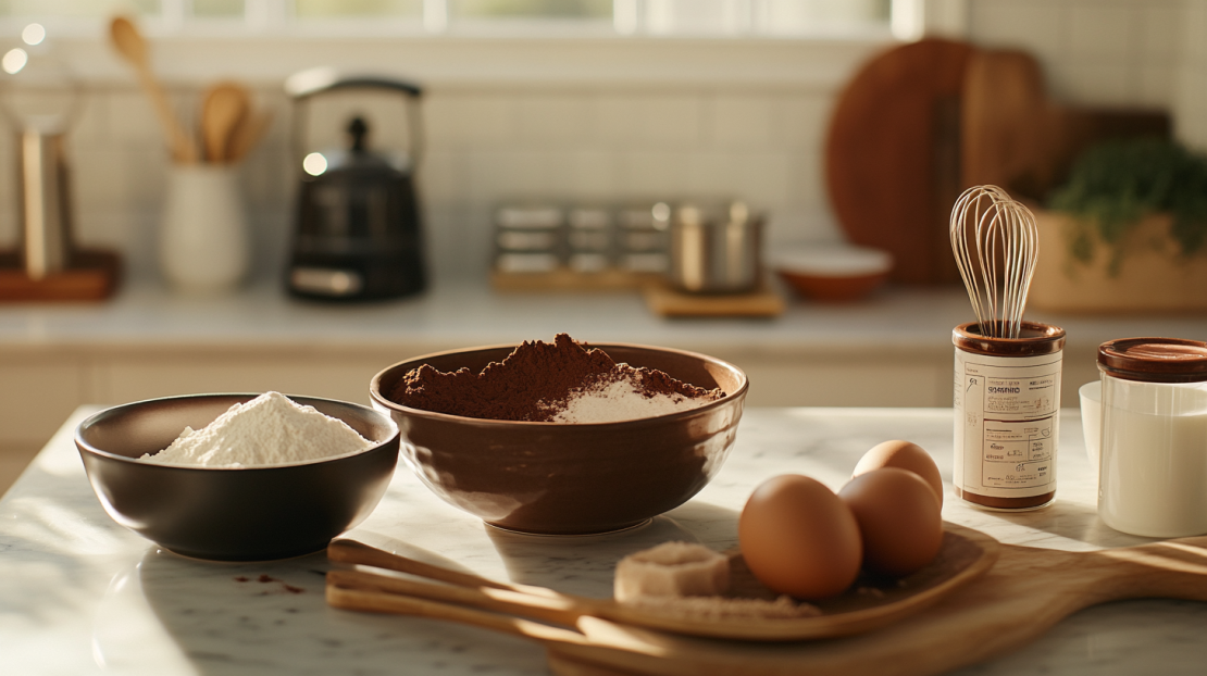 simple chocolate cake recipe ingredients