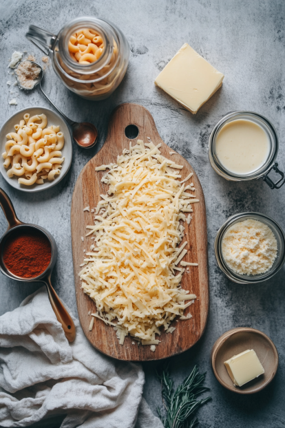 ingredients for mac and cheese without flour