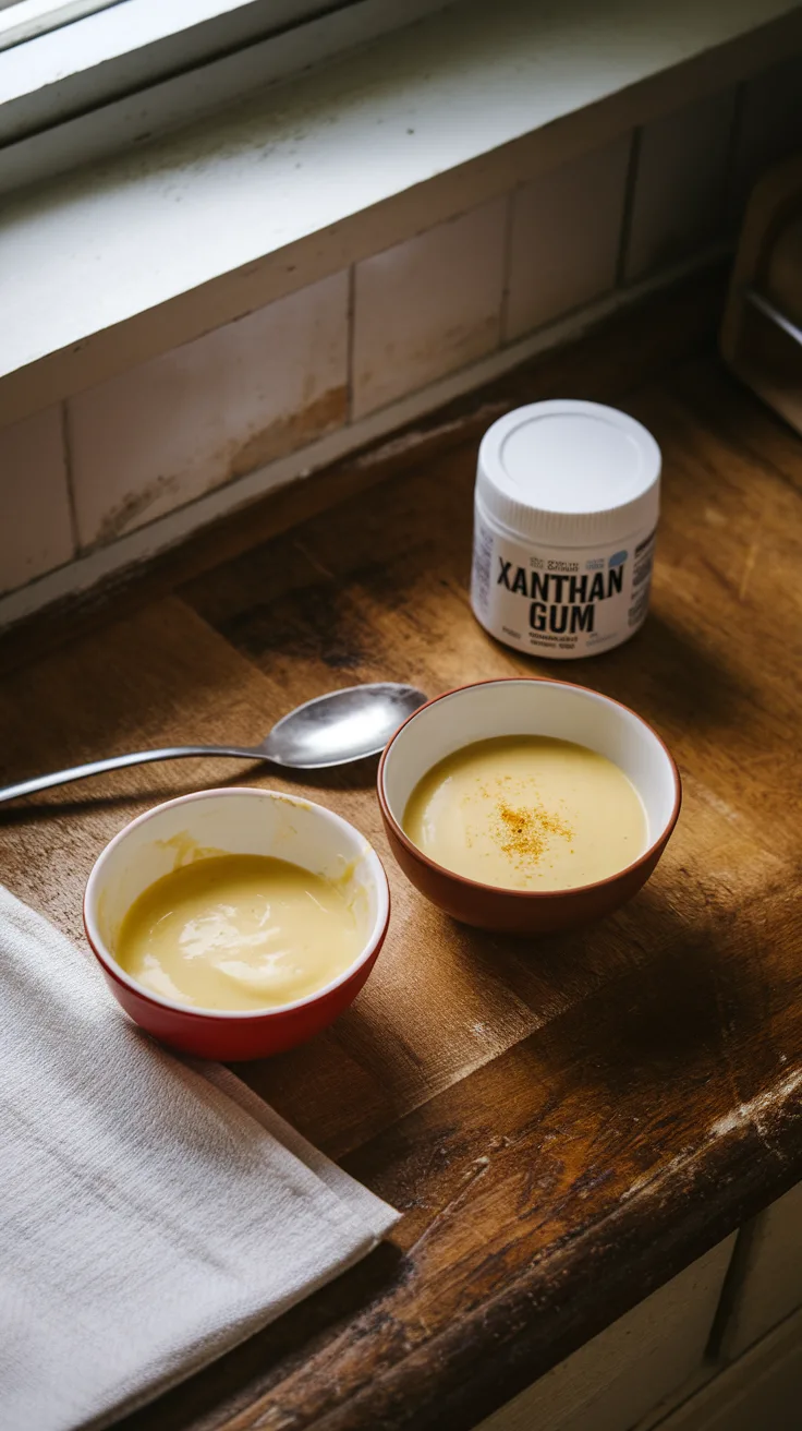 adding xanthan gum to hollandaise