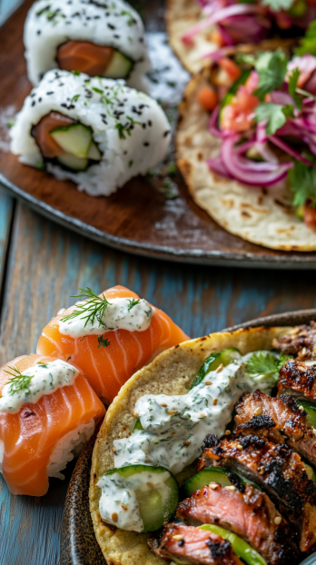 tzatziki-inspired fusion dishes