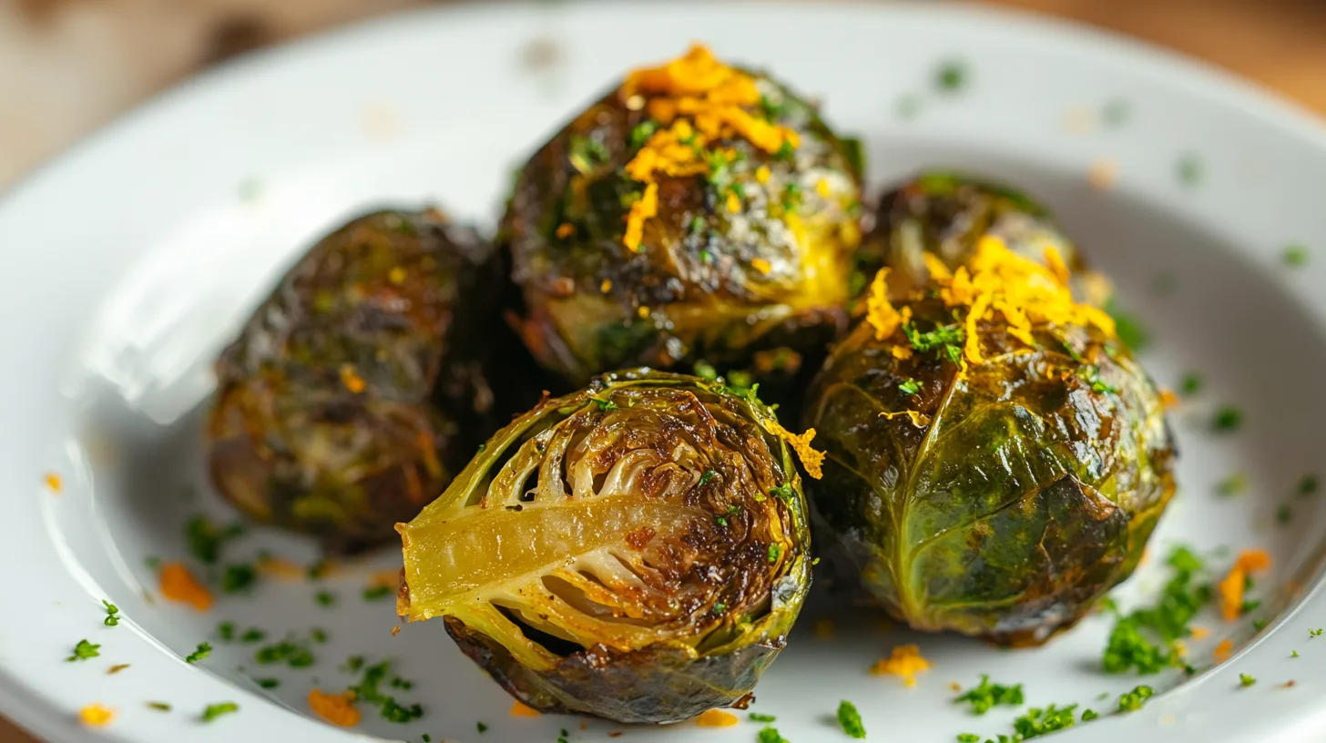 Citrus Roasted Brussels Sprouts