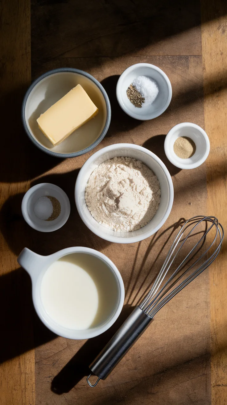 bechamel sauce ingredients