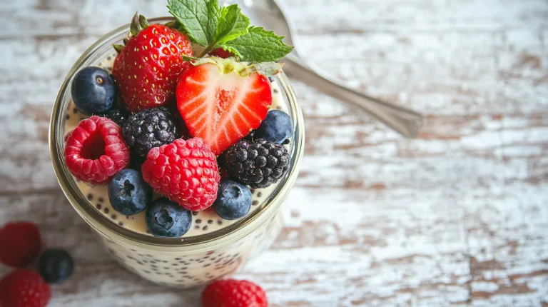 classic vanilla chia pudding