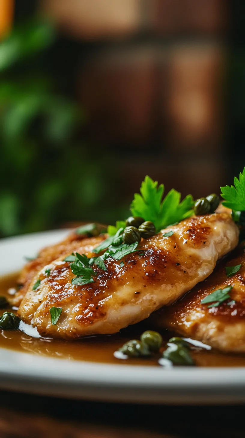 authentic chicken piccata