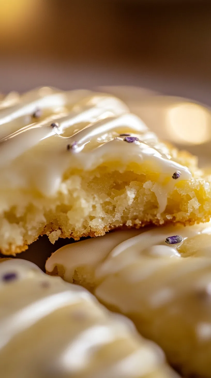 cookie drizzled with glossy white chocolate