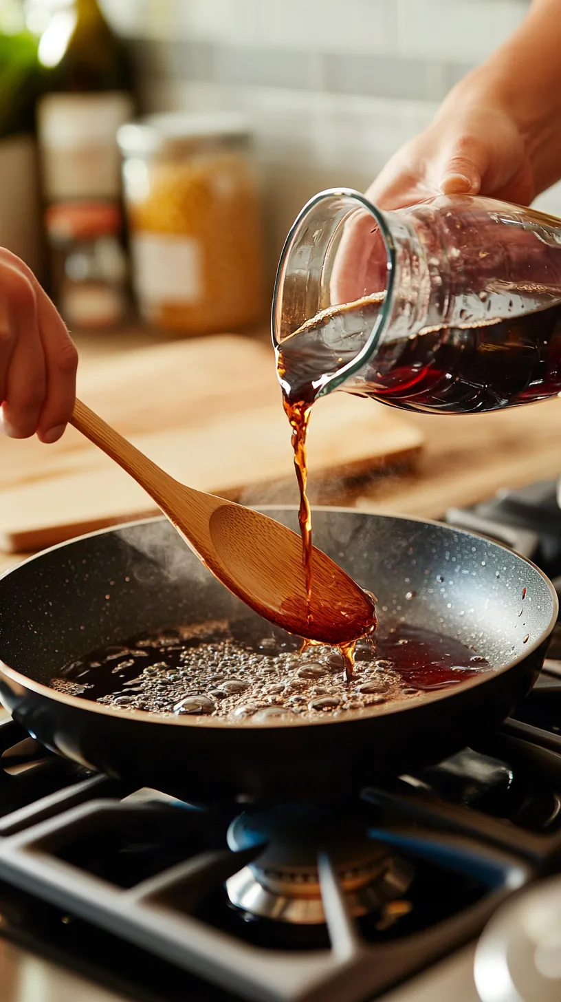 deglazing a pan