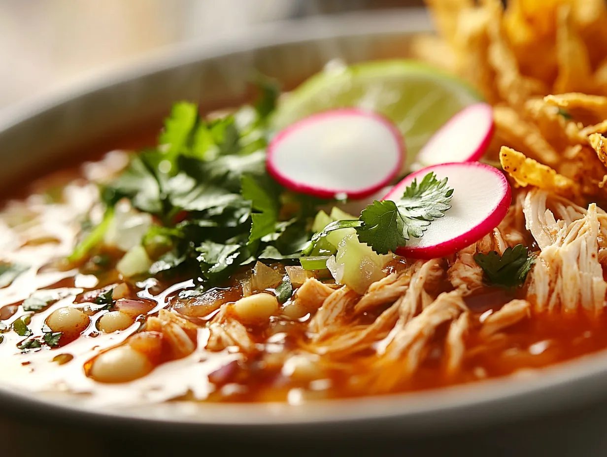 easy chicken pozole recipe