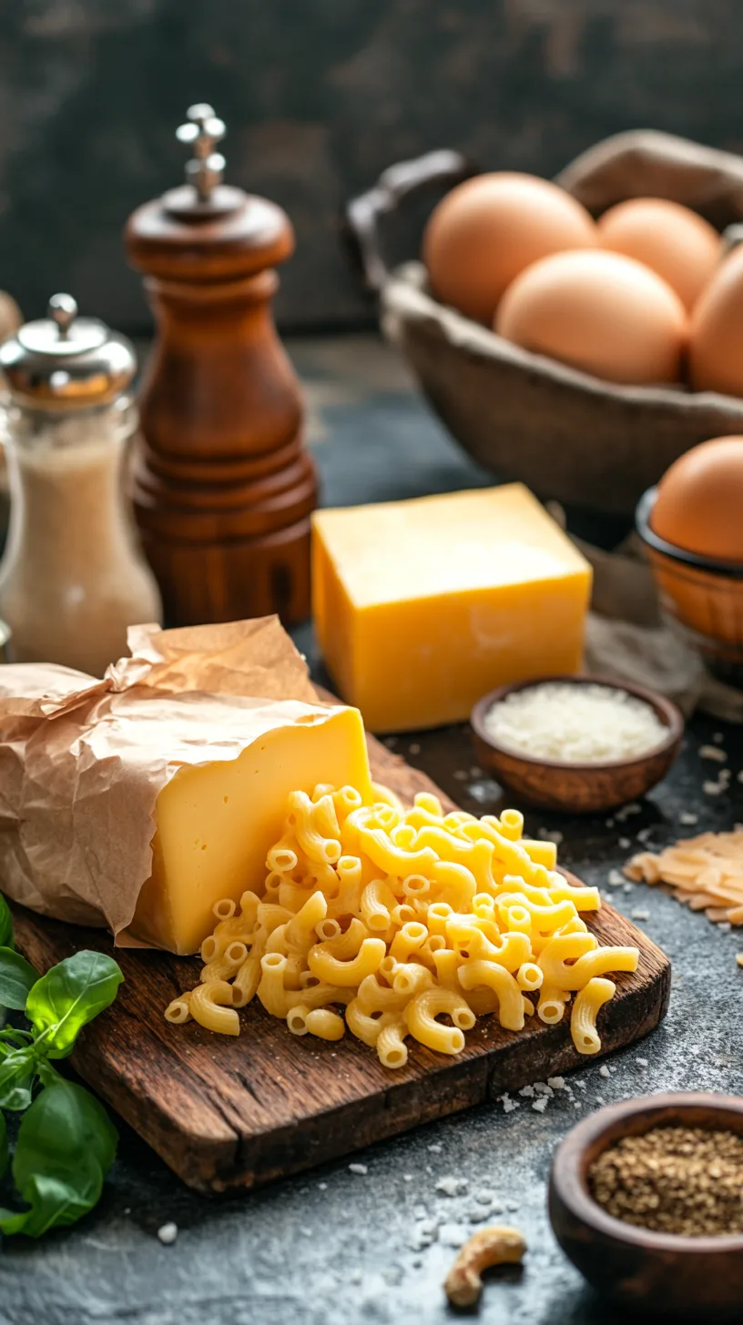 ingredients for crock pot macaroni and cheese