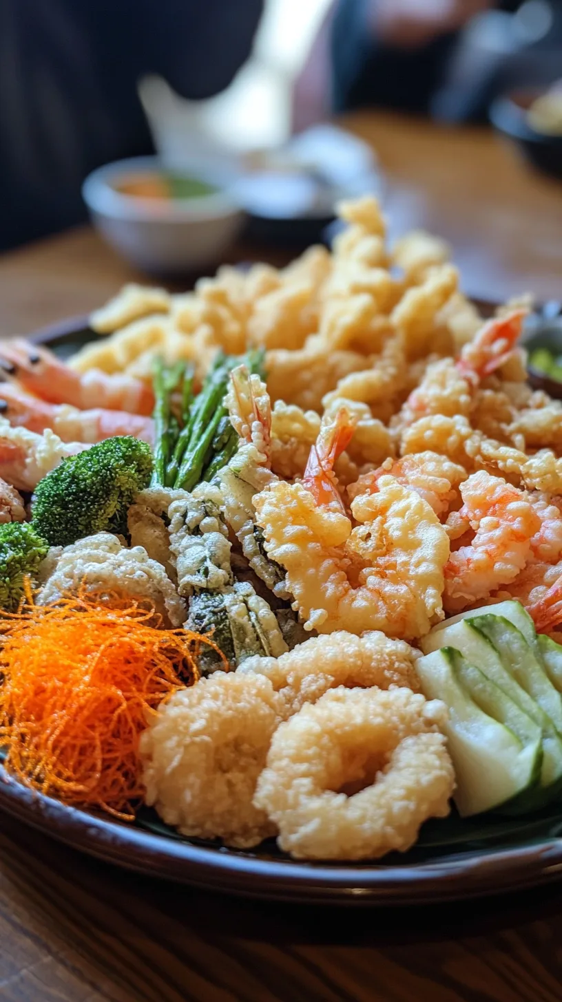 wide variety of tempura-fried foods