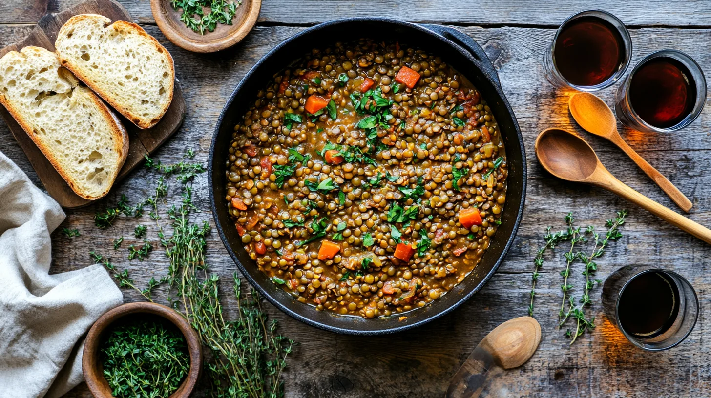 Guinness lentil stew recipe