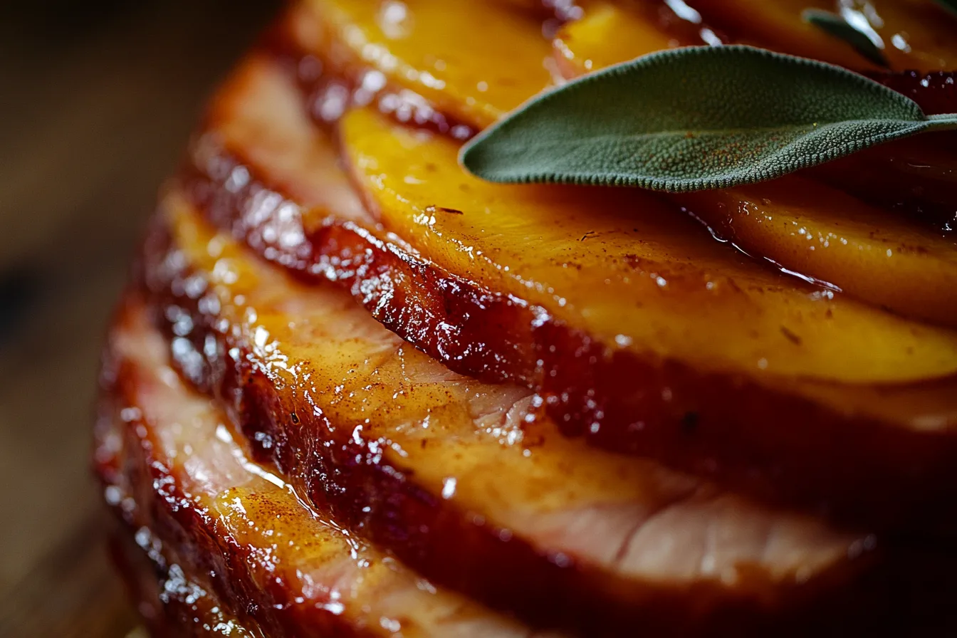 brown sugar bourbon glazed ham recipe