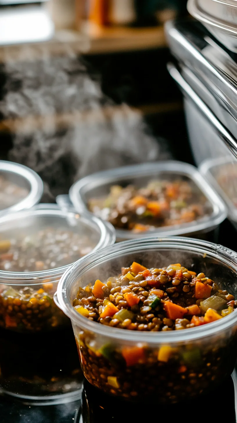 how to store Guinness lentil stew