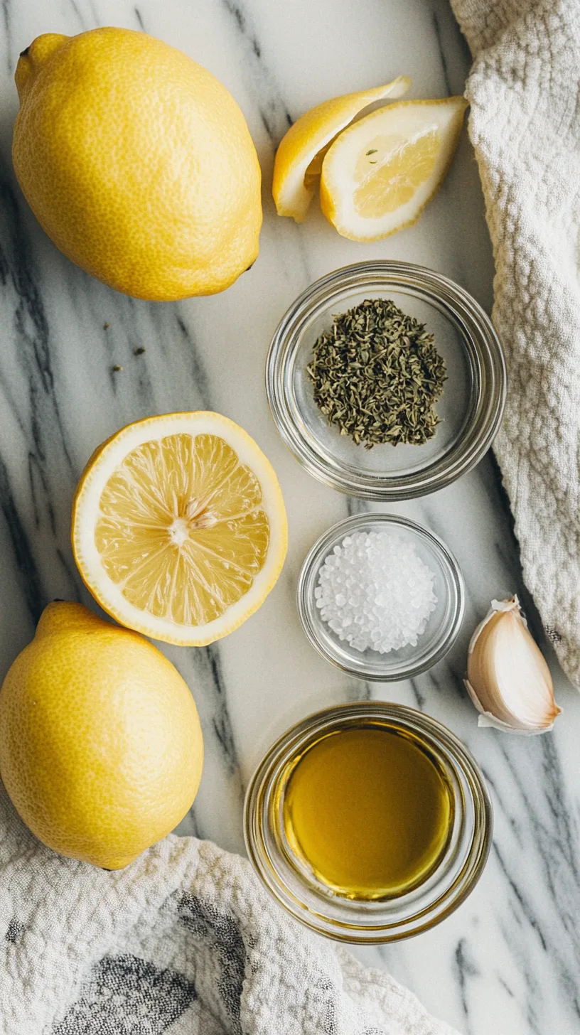lemon oregano vinaigrette ingredients
