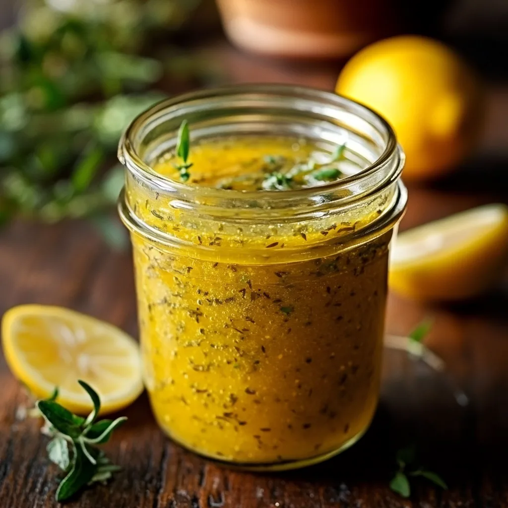 lemon oregano vinaigrette recipe