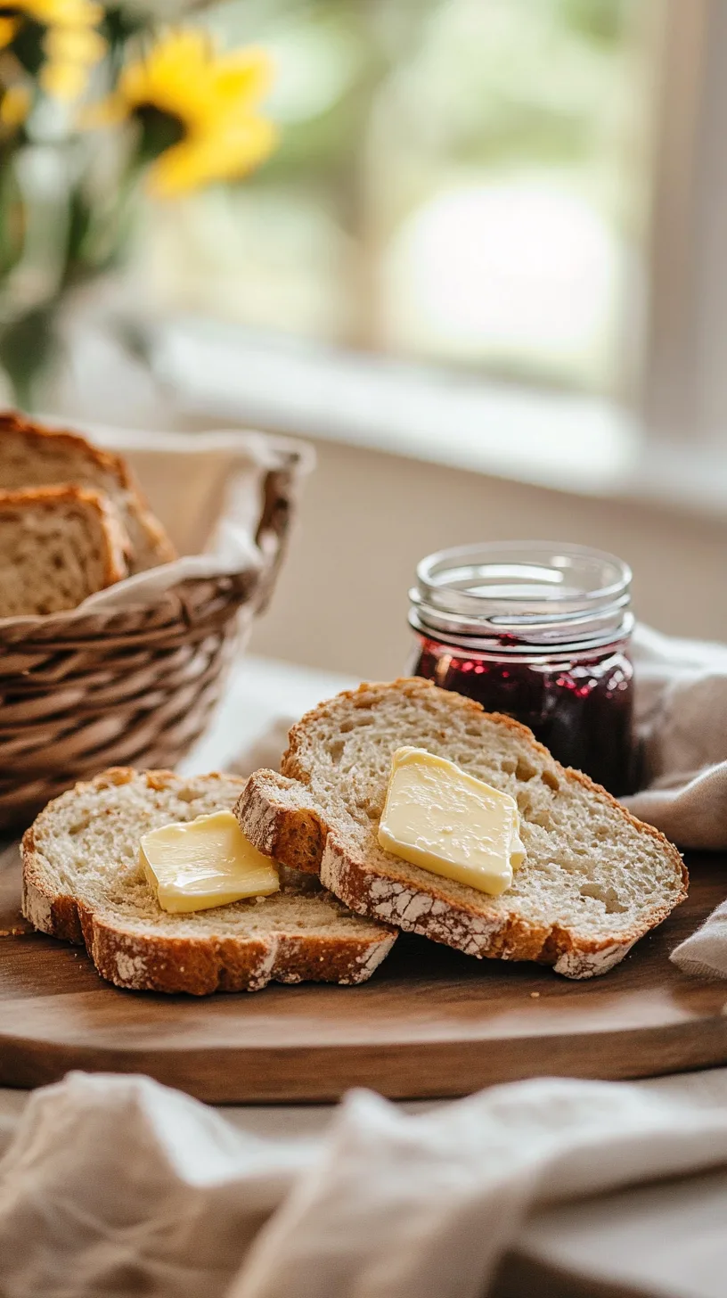 two slices of perfectly baked Irish Soda Bread