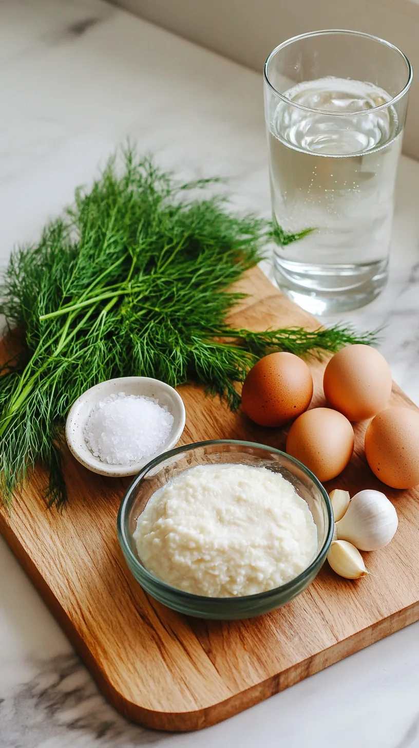 ingredients for matzo balls