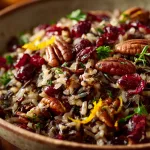 cranberry pecan wild rice pilaf recipe