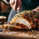 Dry Brined Turkey with Garlic Herb Butter Recipe
