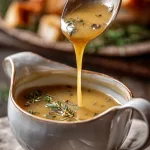 turkey gravy made from pan drippings