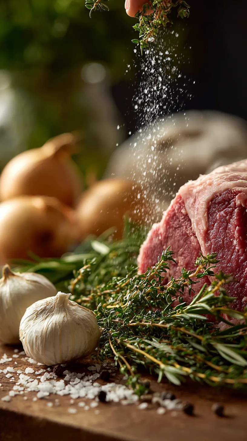 ingredients for a prime rib roast