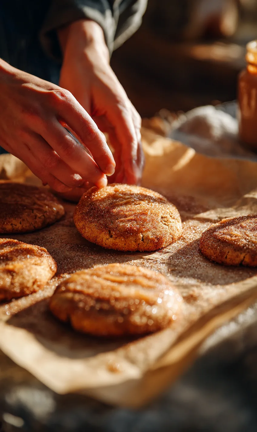 warm apple cider cookies with apple butter glaze