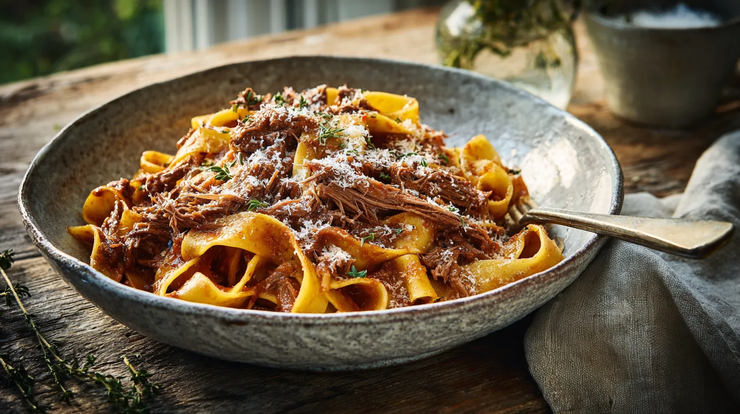Short Rib Ragu With Pappardelle